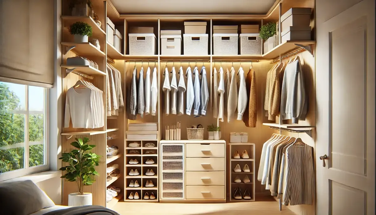 Discover how to maximize storage capacity in small closets, making the most out of vertical space, adding extra rods, door hooks, and establishing habits.