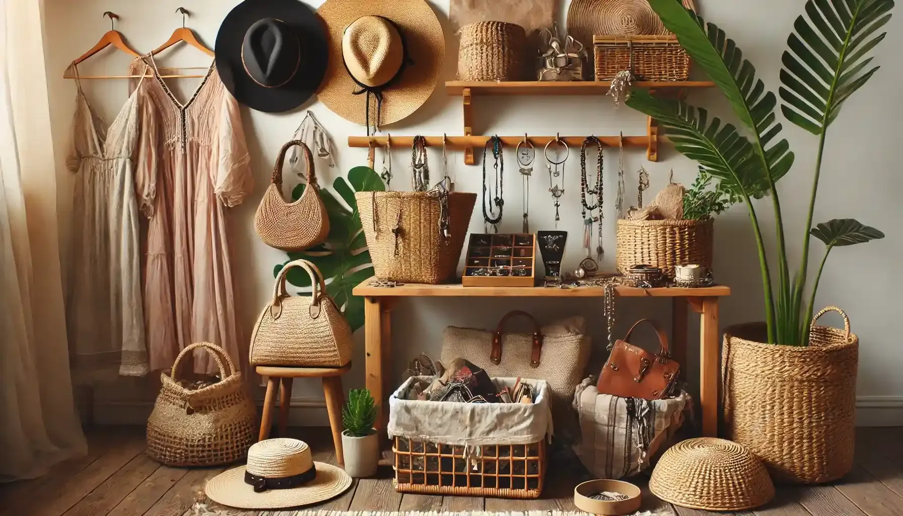 Tips on storing and displaying your fashion accessories, including hats, bags, and jewelry.